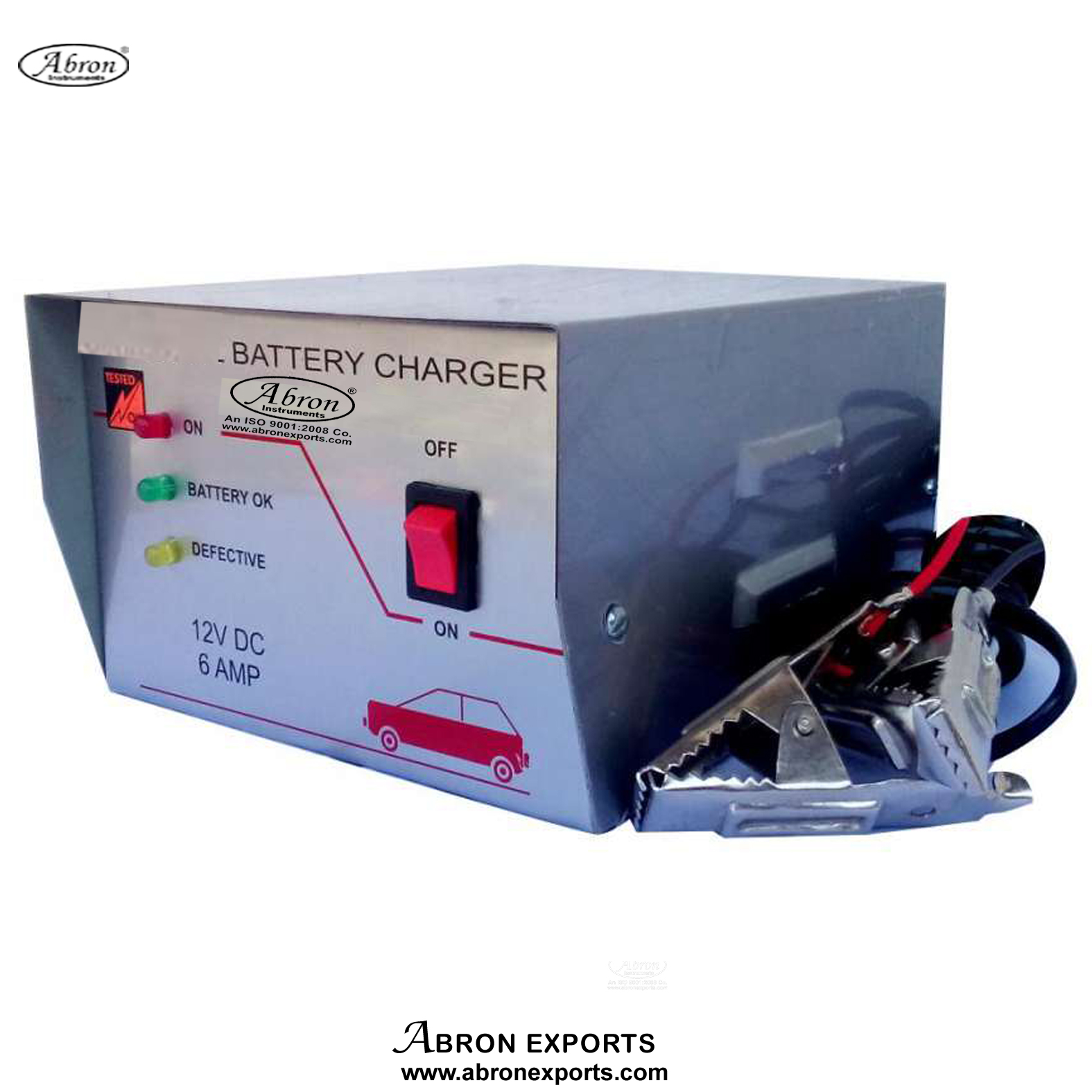 Battery Charger Automatic 0-12 Volt 5 Amp Adjusts Output as Per Battery Abron AE-1207A5 
